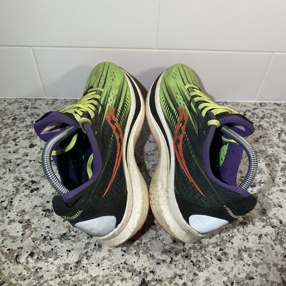 Saucony Endrophin Speed 2 Athletic Running Shoes Neon S10688-65 Women’s Size 10 - Picture 6 of 8